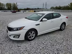 Salvage cars for sale at Barberton, OH auction: 2015 KIA Optima LX