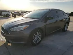 Salvage cars for sale at Grand Prairie, TX auction: 2016 Ford Focus SE