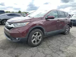 Salvage cars for sale from Copart Pennsburg, PA: 2018 Honda CR-V EXL