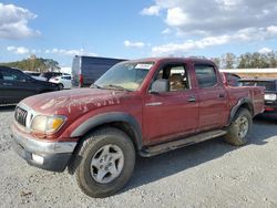 Salvage cars for sale at Spartanburg, SC auction: 2004 Toyota Tacoma Double Cab