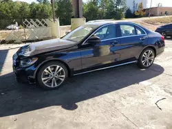 Salvage cars for sale from Copart Gaston, SC: 2017 Mercedes-Benz C300