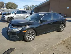 Salvage cars for sale at Hayward, CA auction: 2017 Honda Civic EX