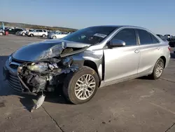 Toyota salvage cars for sale: 2016 Toyota Camry LE