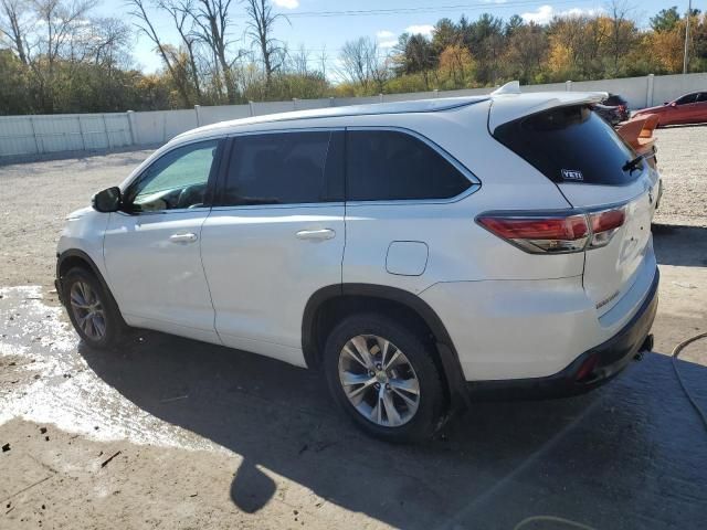 2015 Toyota Highlander XLE