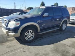 Salvage cars for sale at Wilmington, CA auction: 2008 Ford Explorer Eddie Bauer