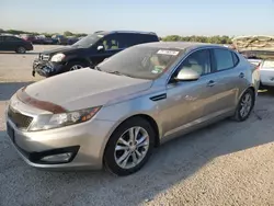 Salvage cars for sale at San Antonio, TX auction: 2012 KIA Optima EX