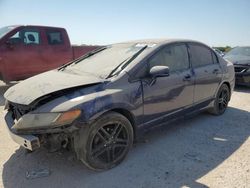 Salvage cars for sale at San Antonio, TX auction: 2010 Honda Civic VP