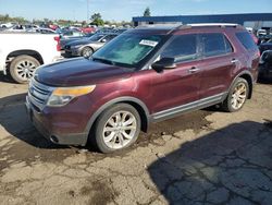 Ford salvage cars for sale: 2011 Ford Explorer XLT