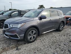 Acura salvage cars for sale: 2018 Acura MDX