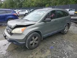 Salvage cars for sale at Waldorf, MD auction: 2007 Honda CR-V LX