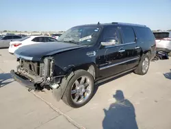 Salvage cars for sale at Wilmer, TX auction: 2011 Cadillac Escalade ESV Premium