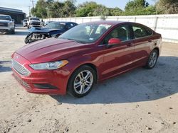 Ford salvage cars for sale: 2018 Ford Fusion SE