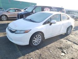 Salvage cars for sale at Montreal Est, QC auction: 2012 Honda Civic LX