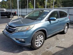 Salvage cars for sale at Savannah, GA auction: 2016 Honda CR-V EX