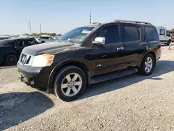 Salvage cars for sale from Copart Temple, TX: 2008 Nissan Armada SE