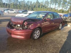 Salvage cars for sale at Harleyville, SC auction: 2012 Honda Accord LXP