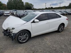 Salvage cars for sale at Mocksville, NC auction: 2015 Toyota Camry LE