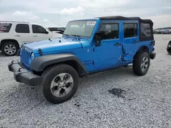 Flood-damaged cars for sale at auction: 2015 Jeep Wrangler Unlimited Sport