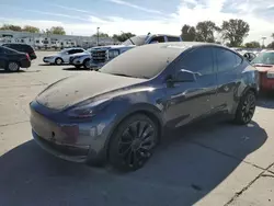 Tesla salvage cars for sale: 2022 Tesla Model Y