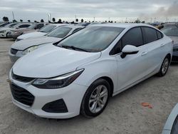 Salvage cars for sale at Arcadia, FL auction: 2019 Chevrolet Cruze LT