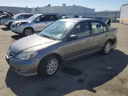 Salvage cars for sale at Vallejo, CA auction: 2004 Honda Civic LX