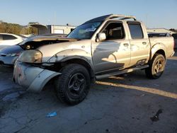 Salvage trucks for sale at Lebanon, TN auction: 2002 Nissan Frontier Crew Cab XE