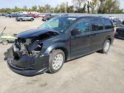 Salvage cars for sale at Bridgeton, MO auction: 2015 Dodge Grand Caravan SE