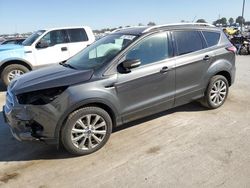 Salvage cars for sale at Sikeston, MO auction: 2017 Ford Escape Titanium