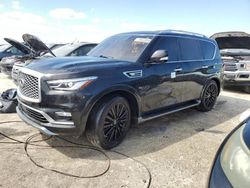 Salvage cars for sale at Arcadia, FL auction: 2019 Infiniti QX80 Luxe