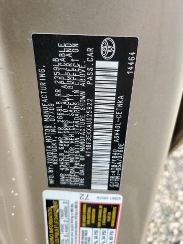 2010 Toyota Camry Base