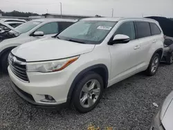 Carros salvage para piezas a la venta en subasta: 2016 Toyota Highlander Limited