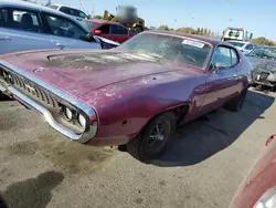 Salvage cars for sale at Vallejo, CA auction: 1972 Plymouth Satellite