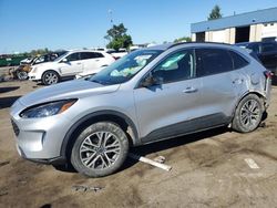 Salvage cars for sale at Woodhaven, MI auction: 2020 Ford Escape SEL