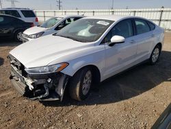 Salvage cars for sale at Elgin, IL auction: 2014 Ford Fusion S