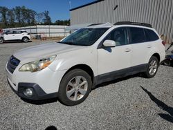 Salvage cars for sale at Spartanburg, SC auction: 2013 Subaru Outback 2.5I Premium