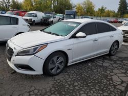 Hyundai salvage cars for sale: 2016 Hyundai Sonata Hybrid