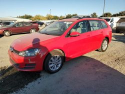 Salvage cars for sale at Sacramento, CA auction: 2016 Volkswagen Golf Sportwagen S