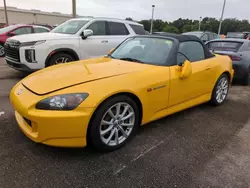 Flood-damaged cars for sale at auction: 2007 Honda S2000