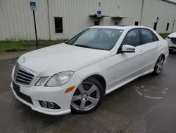 Flood-damaged cars for sale at auction: 2010 Mercedes-Benz E 350 4matic