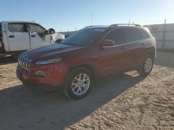 Salvage cars for sale at Andrews, TX auction: 2017 Jeep Cherokee Latitude