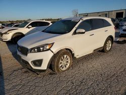 Salvage cars for sale at Kansas City, KS auction: 2016 KIA Sorento LX