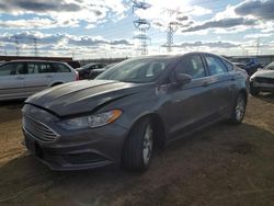 Flood-damaged cars for sale at auction: 2018 Ford Fusion SE