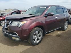 Salvage cars for sale at Brighton, CO auction: 2011 Acura MDX Technology