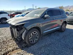 Salvage cars for sale at Magna, UT auction: 2021 Hyundai Santa FE Calligraphy