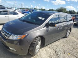 Honda Odyssey Touring Vehiculos salvage en venta: 2012 Honda Odyssey Touring