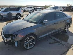 Salvage cars for sale at Grand Prairie, TX auction: 2020 Audi A3 Premium