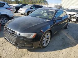 Salvage cars for sale at Spartanburg, SC auction: 2013 Audi A5 Premium Plus