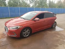 Salvage cars for sale at Moncton, NB auction: 2017 Hyundai Elantra SE