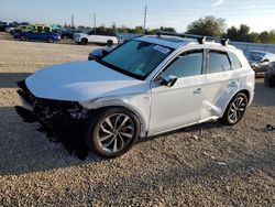 Salvage cars for sale at Arcadia, FL auction: 2023 Audi Q5 Premium Plus 45