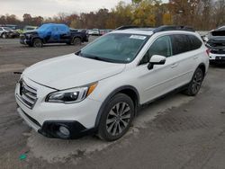 Salvage cars for sale at Ellwood City, PA auction: 2015 Subaru Outback 2.5I Limited